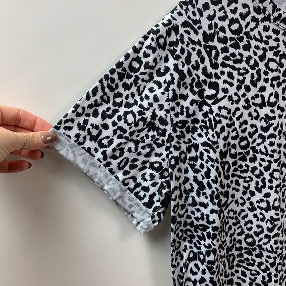 PLT Leopard Crop Top - NWOT - Picture 2 of 4